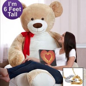 Brand new same teddy box in box